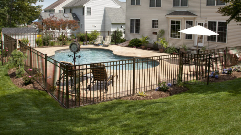 in ground pool, concrete pool, fiberglass pools, swimming pools, pool deck