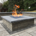 fire feature, fire pit, brandon wall, techo bloc, pavers, patios, patio, sitting wall, retaining wall, landscape cost, paver patio cost, outdoor living