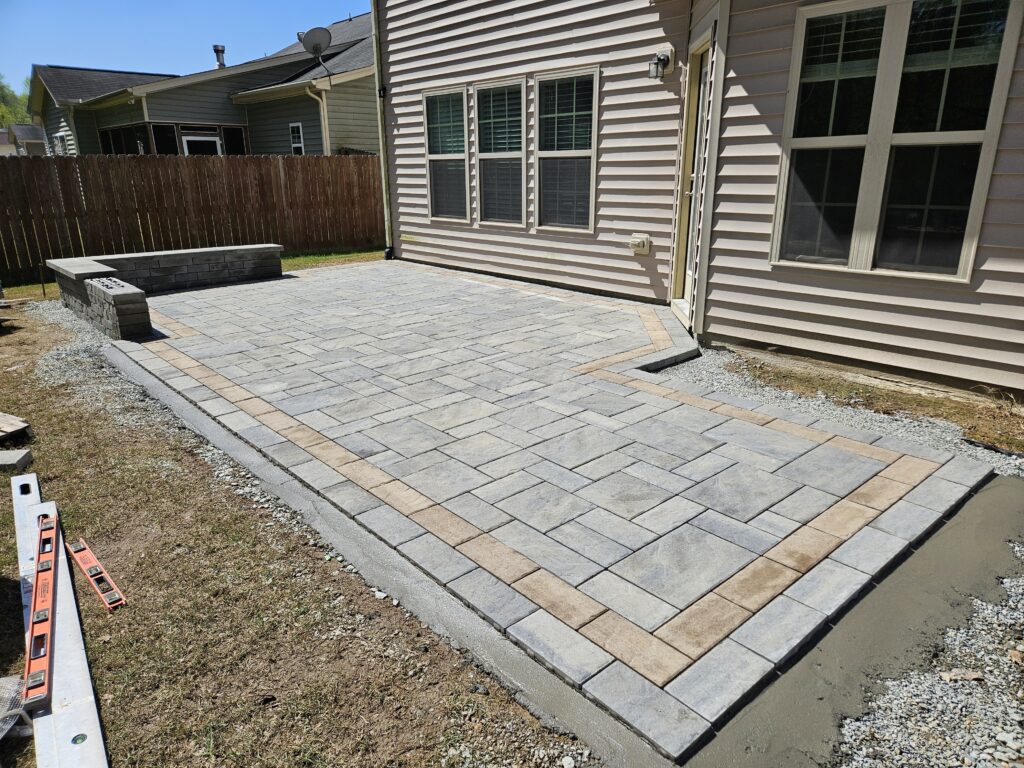 Paver Patio and Seating Area