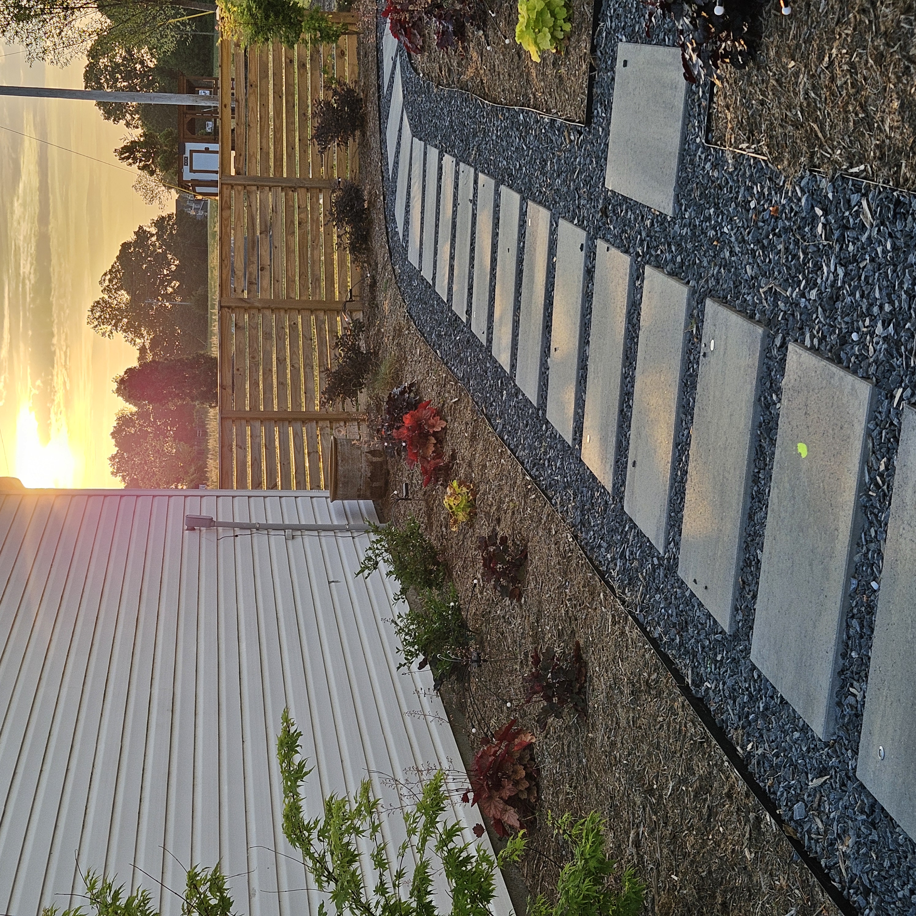 Outdoor Living Space paver walkways